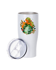 Custom 20oz White Stainless Steel Tumbler