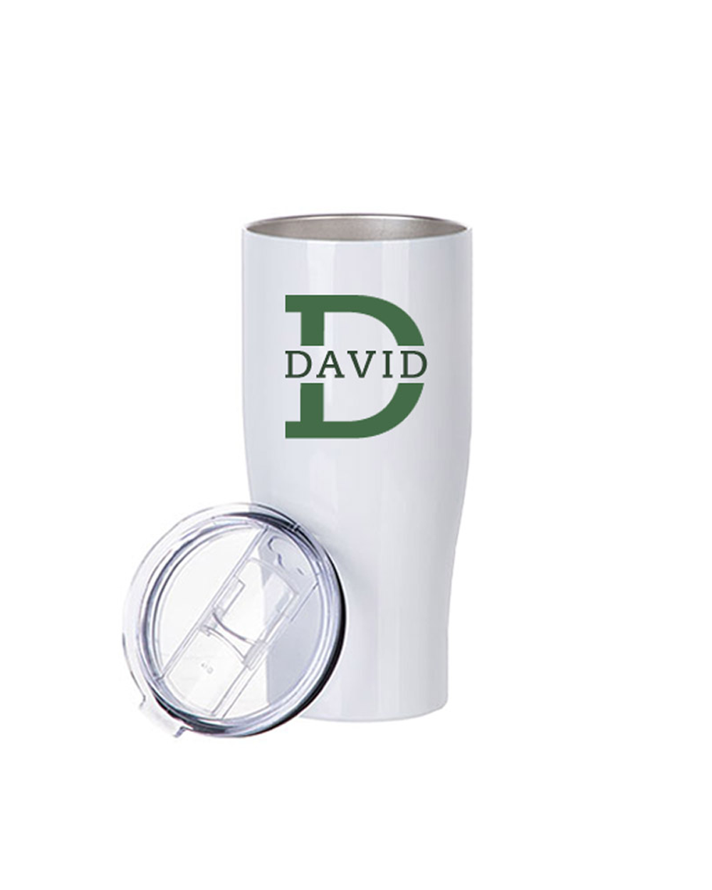 Custom 20oz White Stainless Steel Tumbler